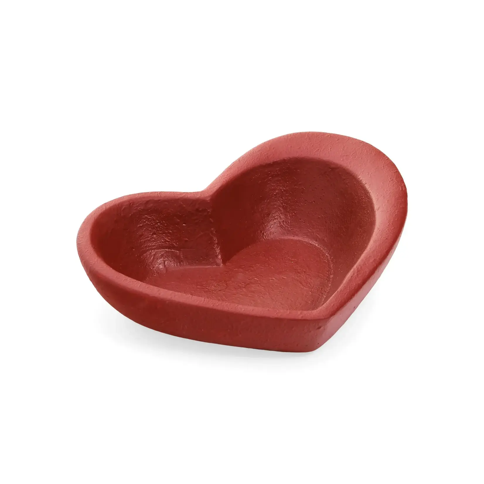 Accents De Ville ADV - Red Heart Shaped Bowl - 9.5 X 7.5"