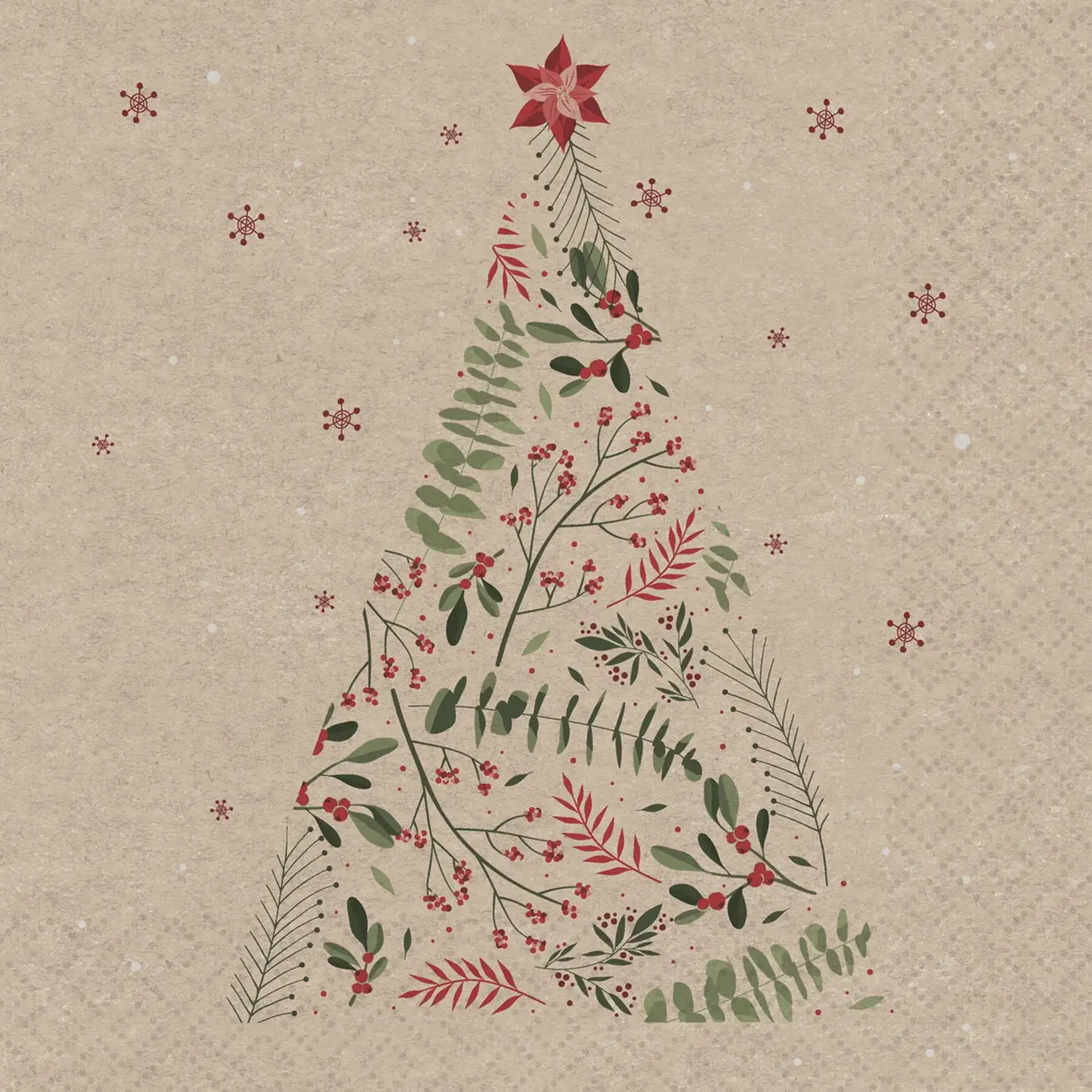 Graceful Pine - Naturals Cocktail Napkin