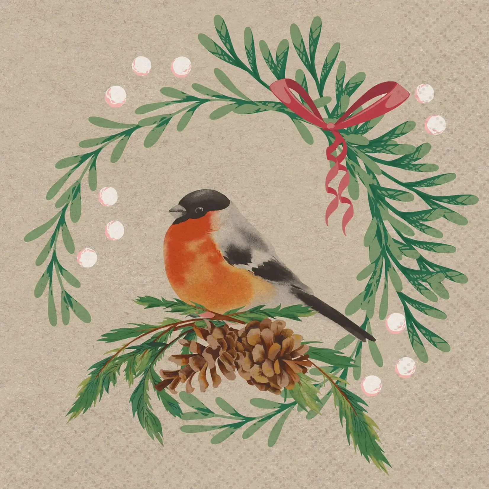 Joyful Bird - Naturals Cocktail Napkin