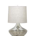 Flow Decor Cabernet Table Lamp - Off White Linen Shade