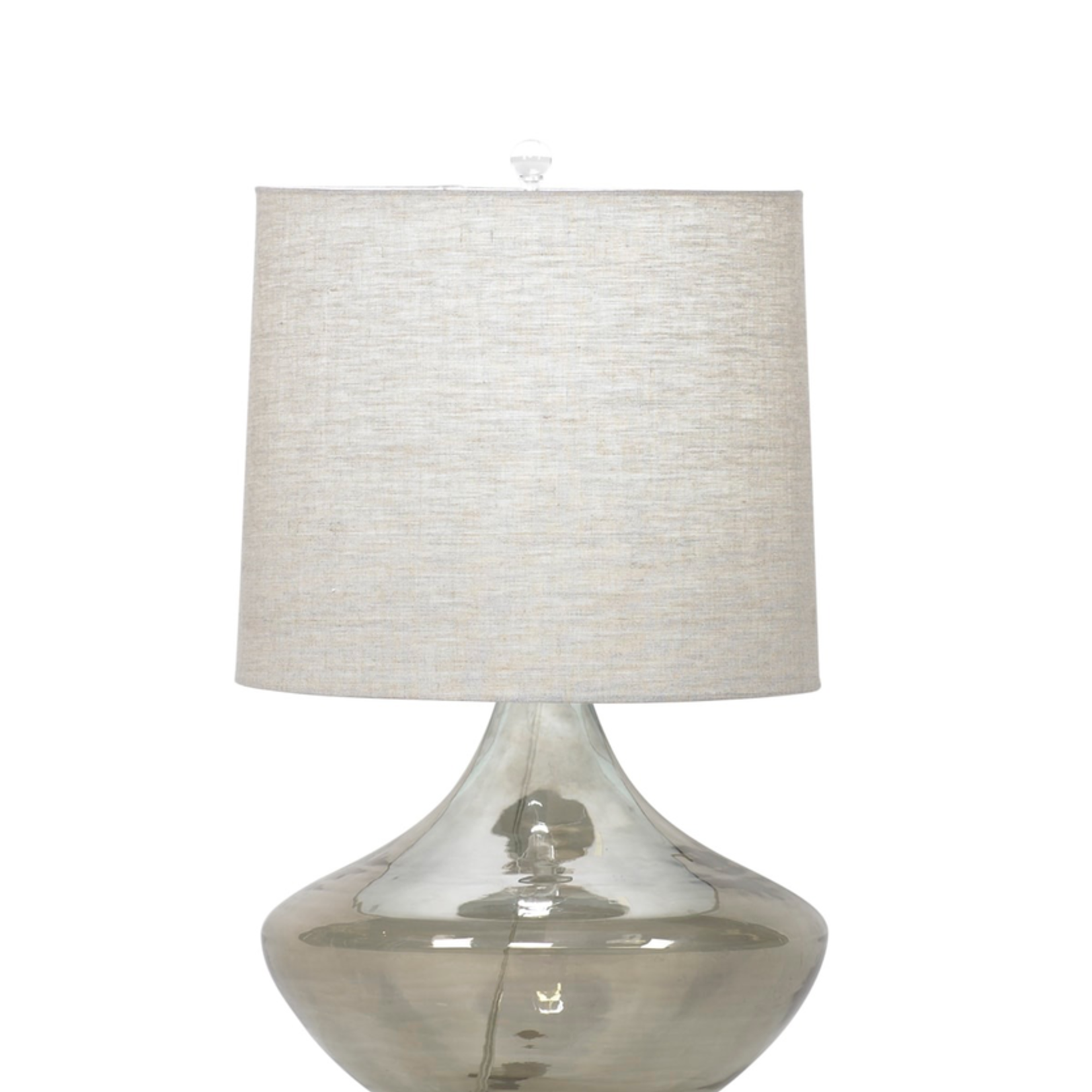 Flow Decor Cabernet Table Lamp - Off White Linen Shade