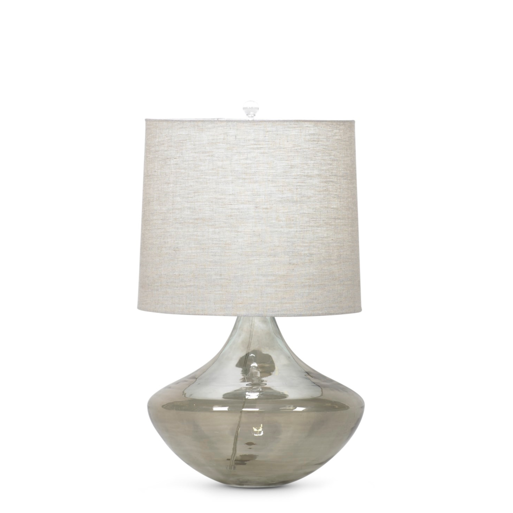 Flow Decor Cabernet Table Lamp - Off White Linen Shade