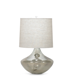 Flow Decor Cabernet Table Lamp - Off White Linen Shade