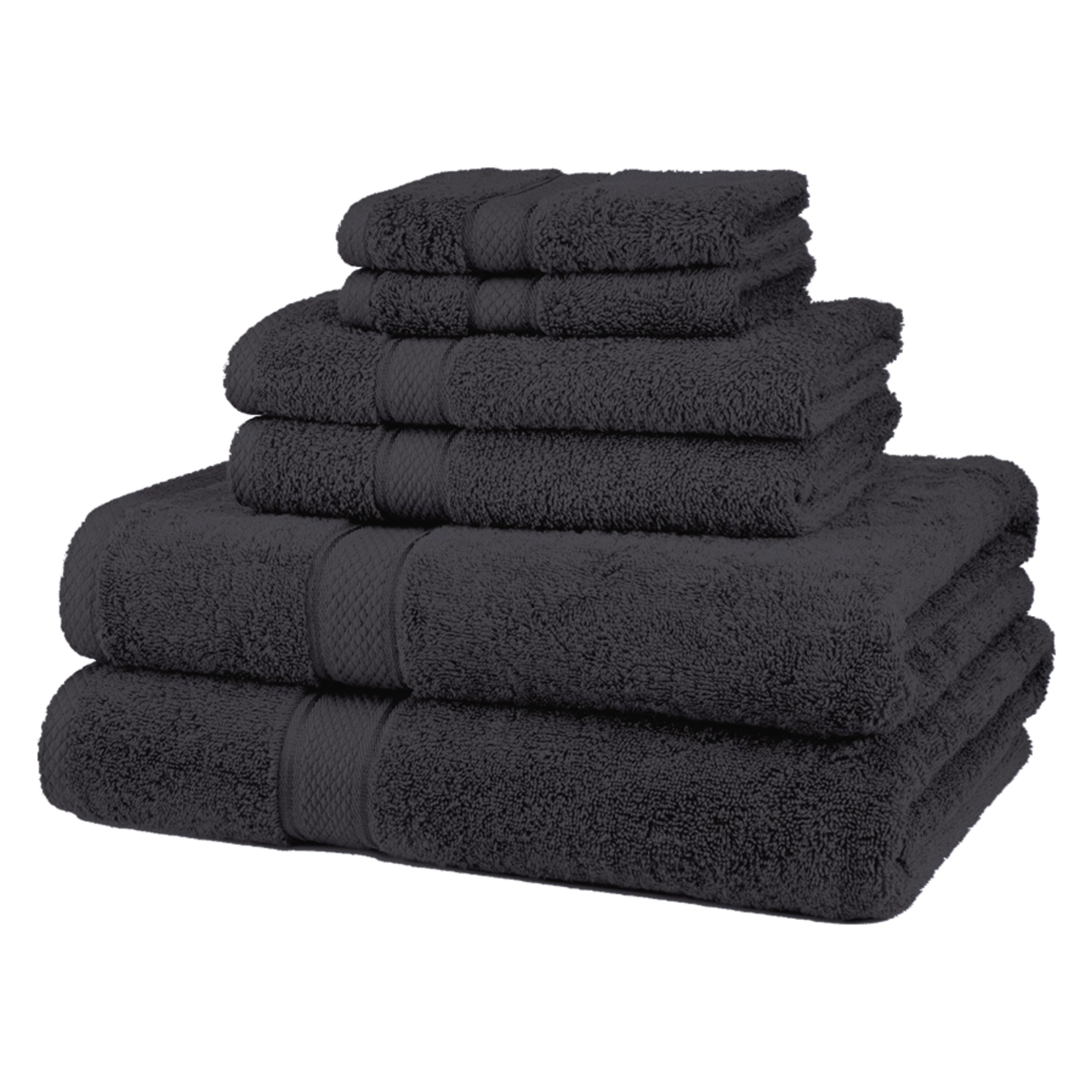 Cuddle Down Charcoal Portofino Hand Towel