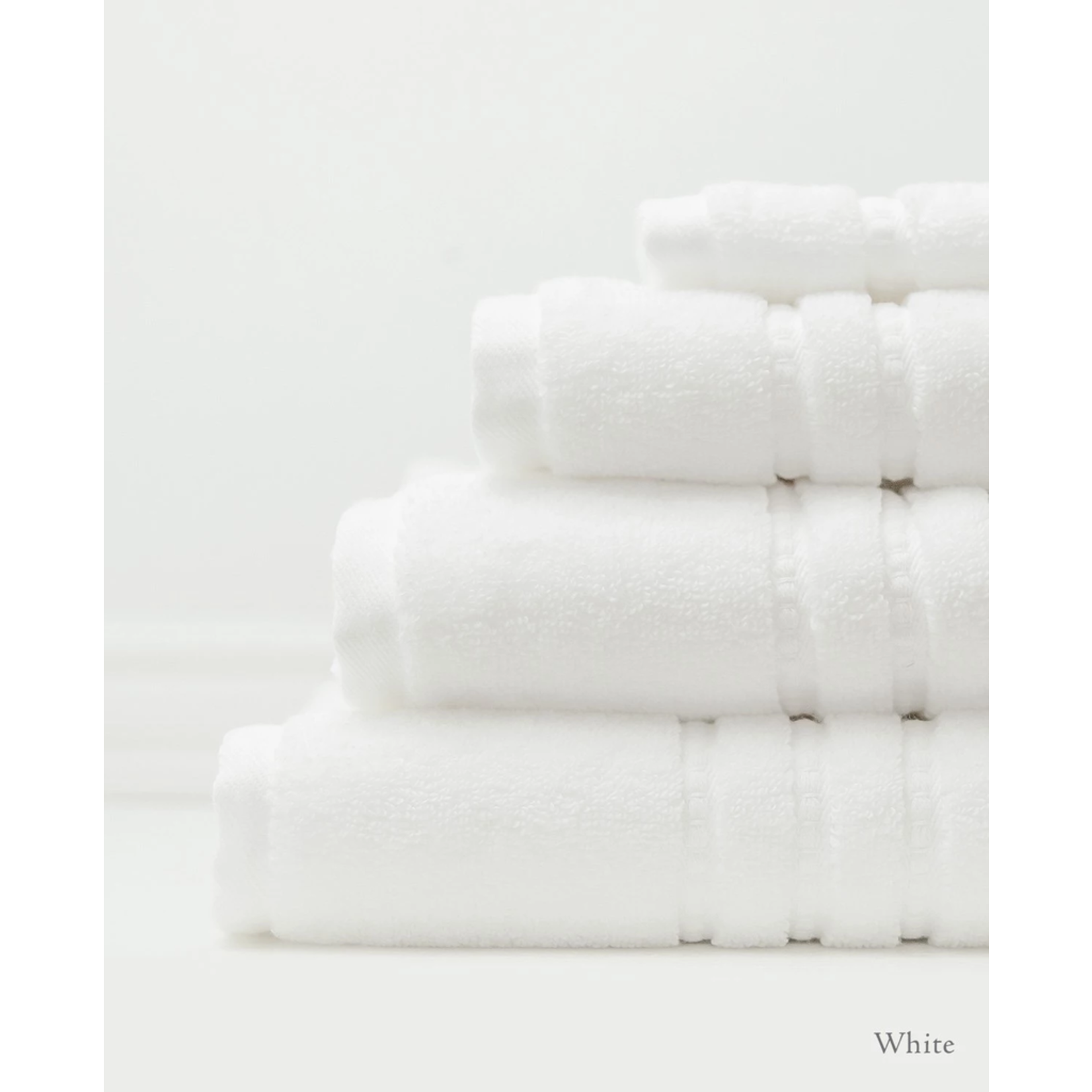 Cuddle Down White Portofino Wash Towel