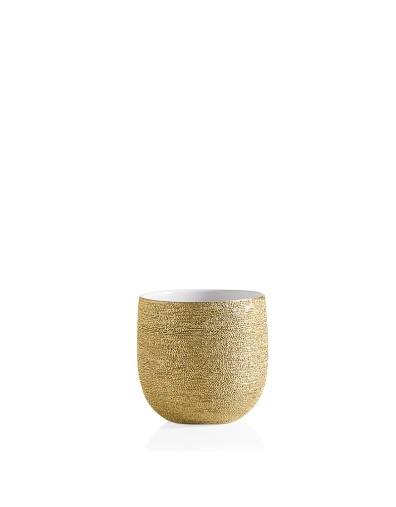 Torre & Tagus Brava Gold Spun Vase Small