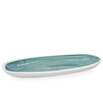 Antilles 16.5 x 9" Reactive Glaze Boat Bowl