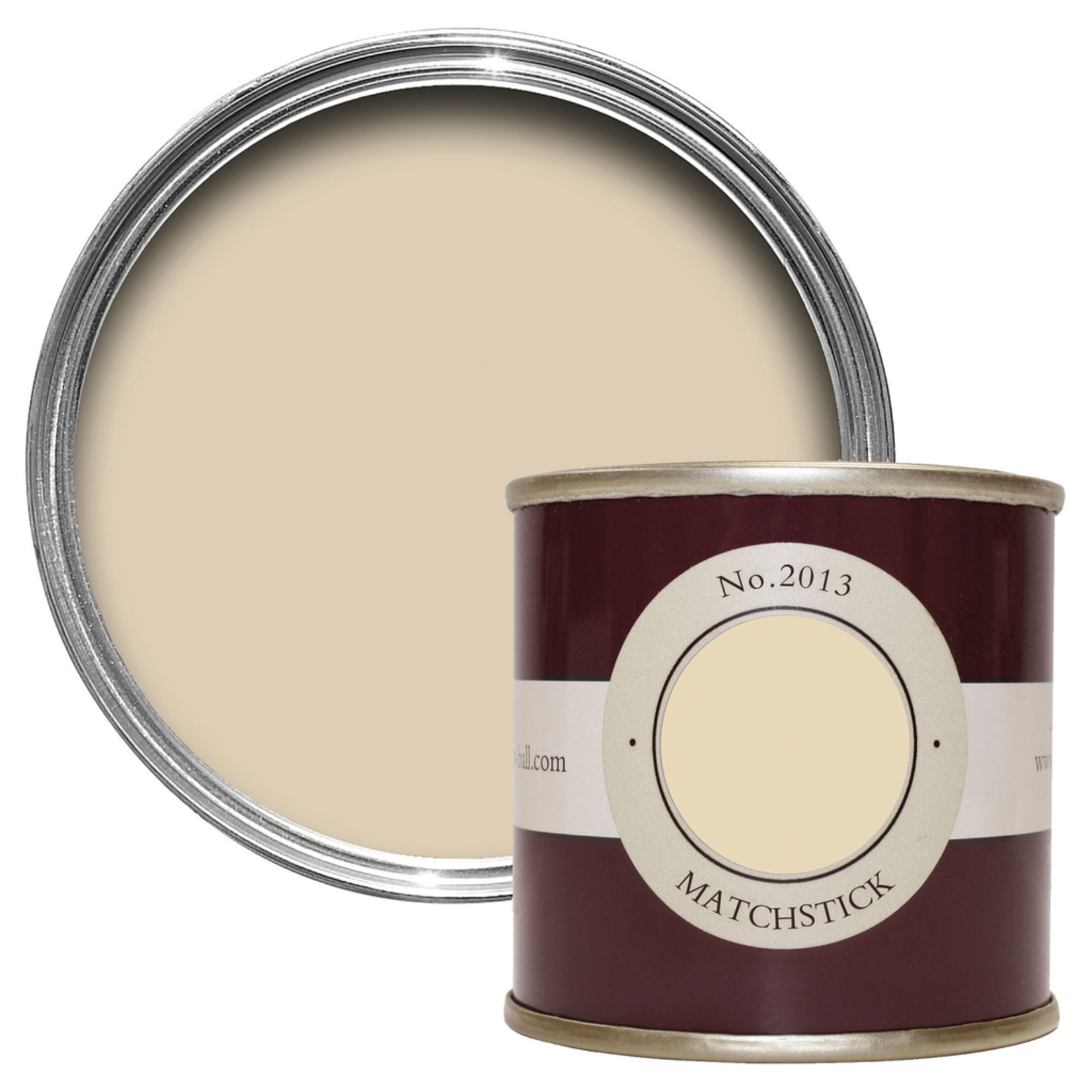Farrow and Ball 100ml Sample Pot Matchstick No. 2013