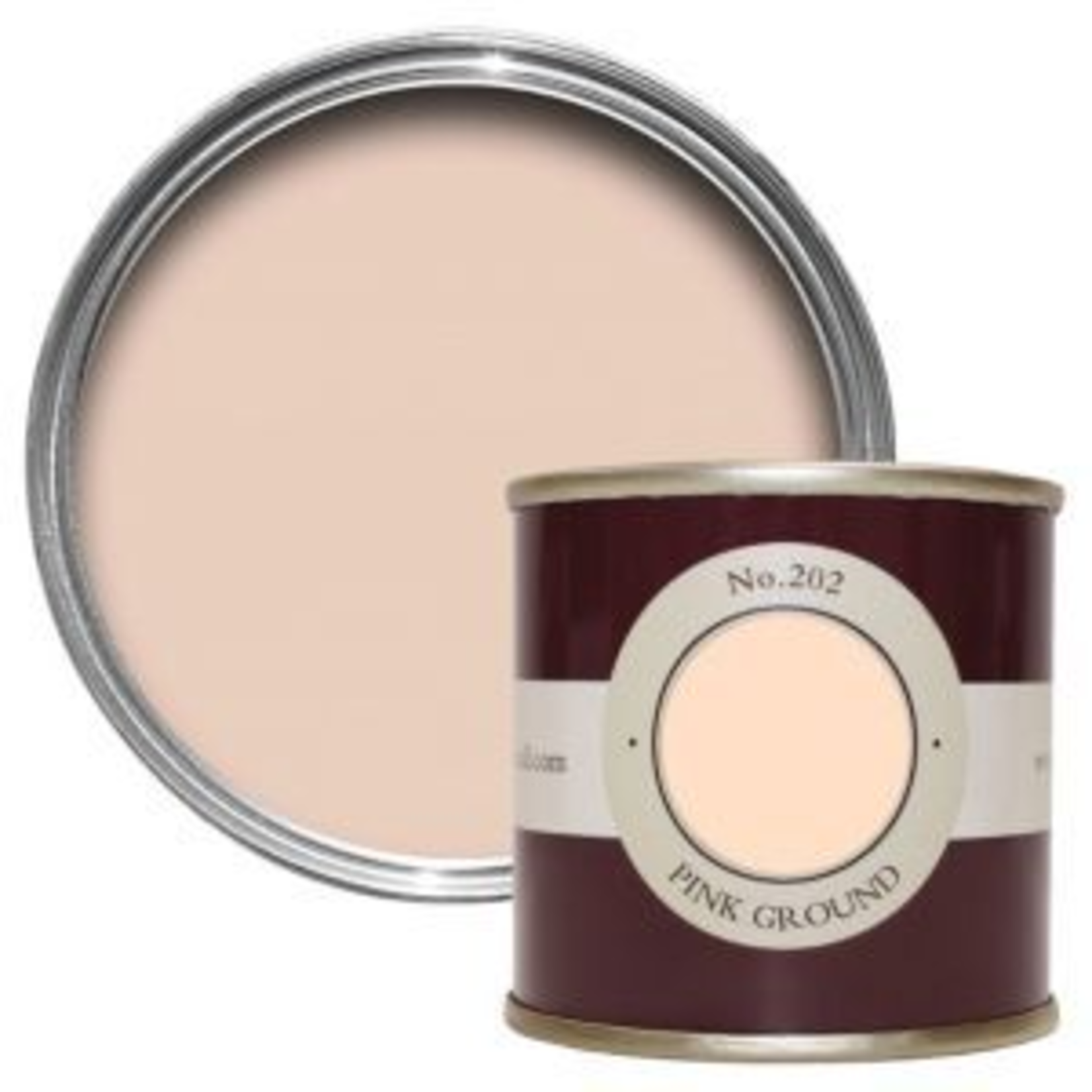 Farrow and Ball 100ml Sample Pot Pink Ground No. 202