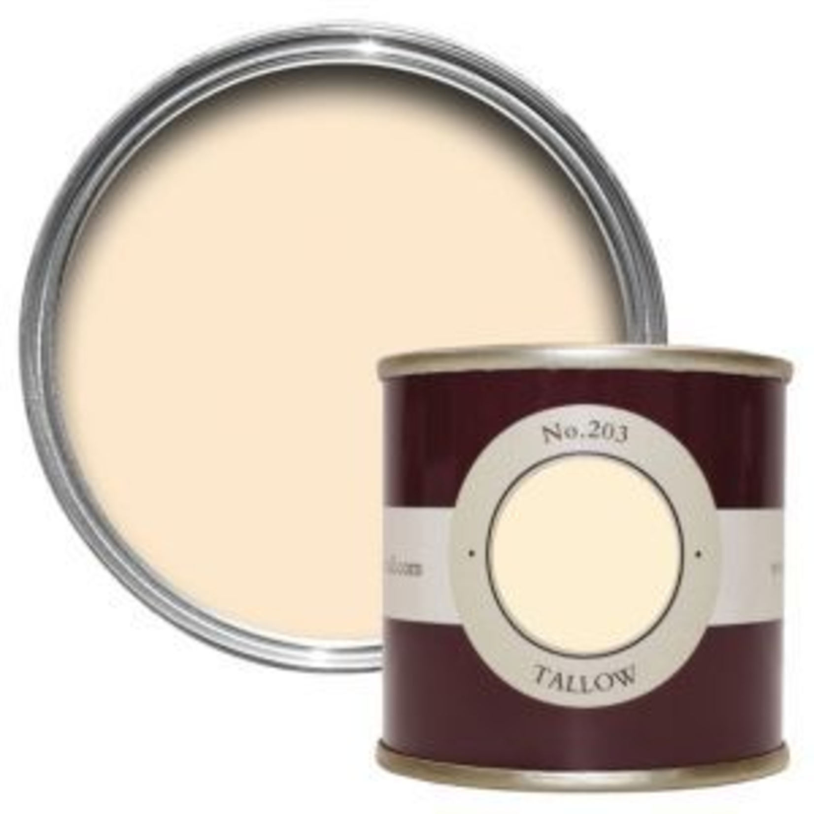 Farrow and Ball 100ml Sample Pot Tallow No. 203