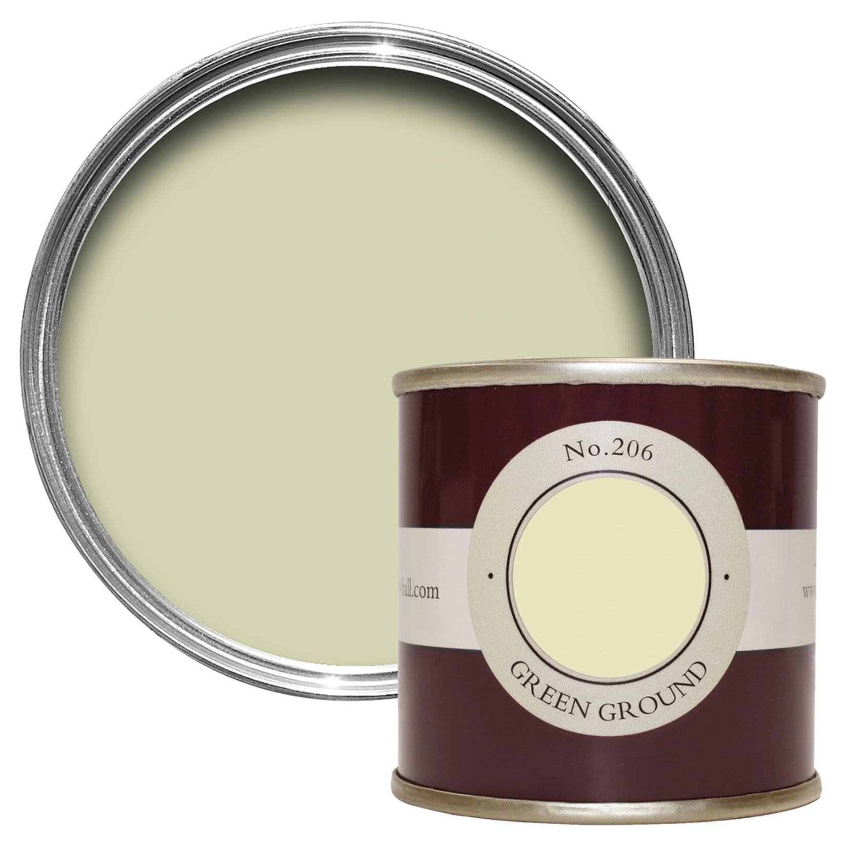 Farrow and Ball 100ml Sample Pot Green Ground No. 206