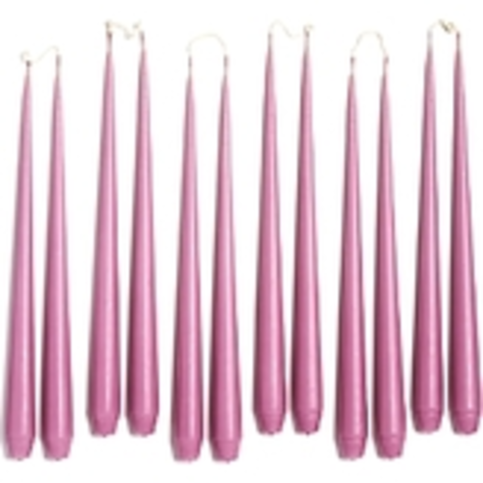 Nicole & Co ester&erik 8 hour Taper Candle Pink 12.5” pair