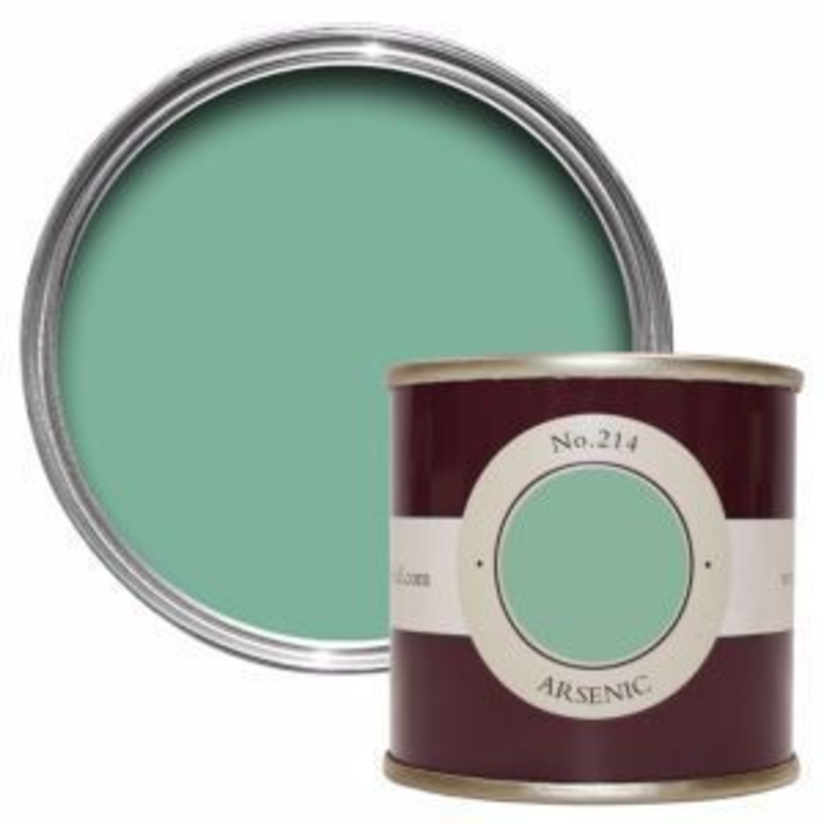 Farrow and Ball 100ml Sample Pot Arsenic No. 214