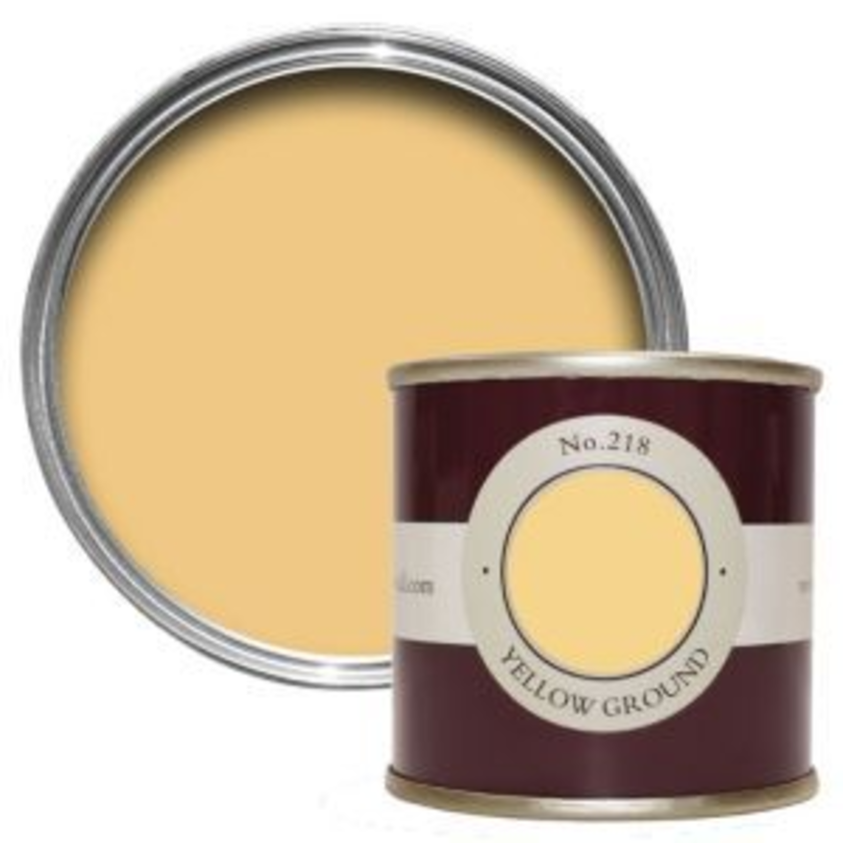 Farrow and Ball 100ml Sample Pot Yellow Ground No. 218
