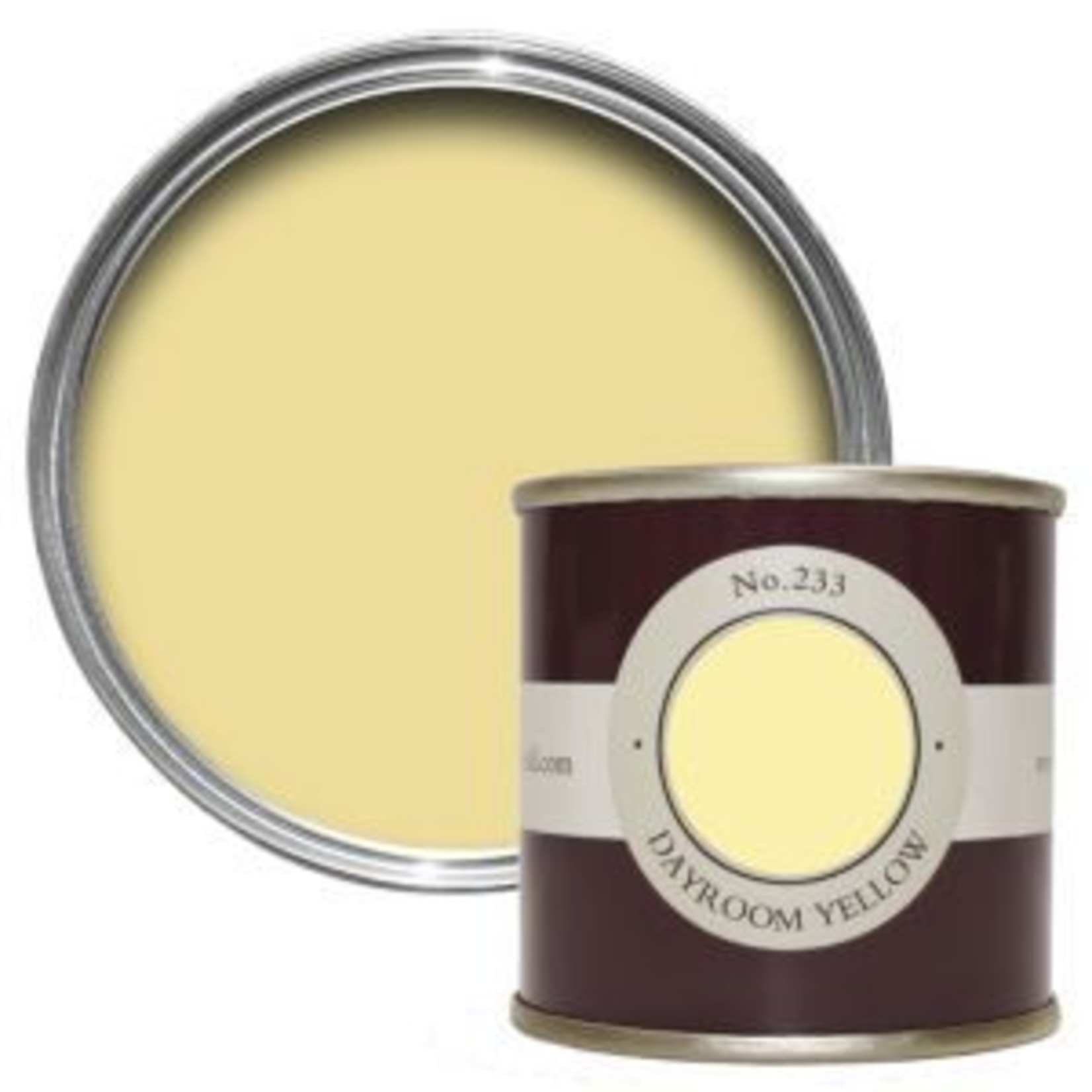 Farrow and Ball 100ml Sample Pot Dayroom Yellow No. 233
