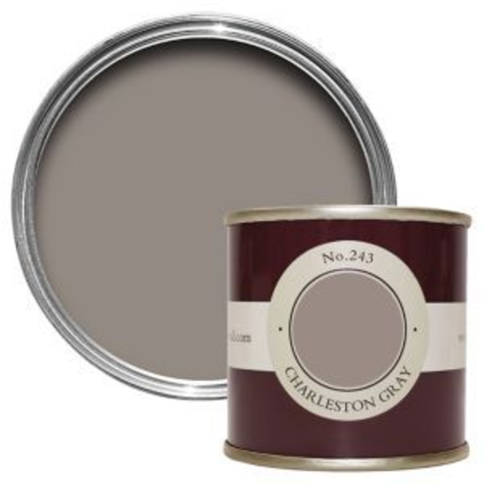 Farrow and Ball 100ml Sample Pot Charleston Gray No. 243