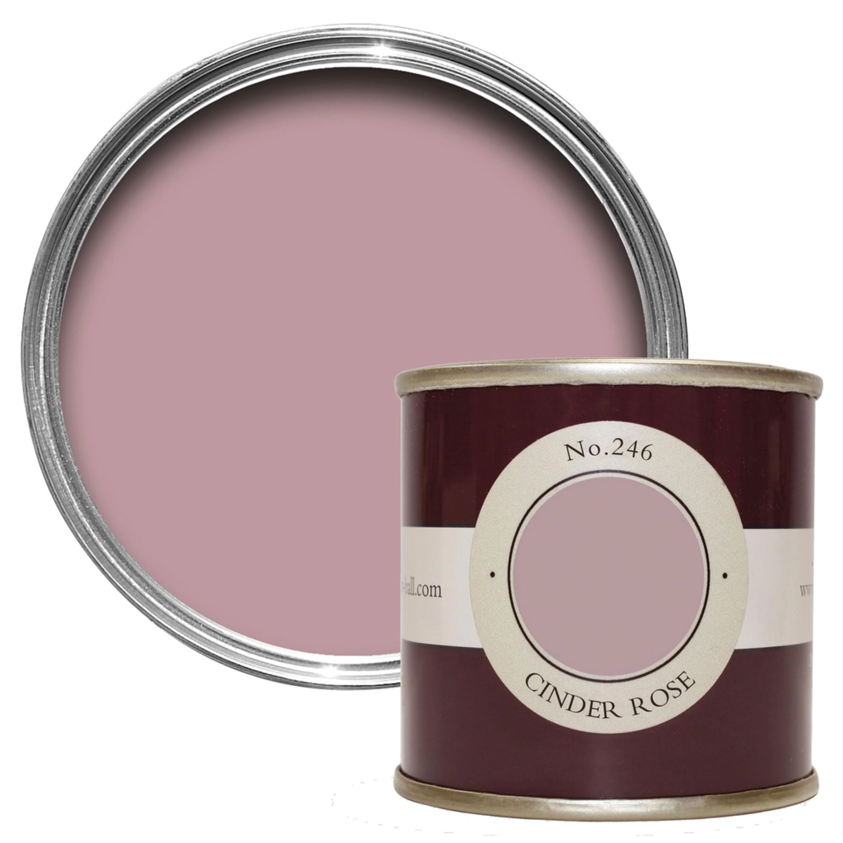Farrow and Ball 100ml Sample Pot Cinder Rose No. 246