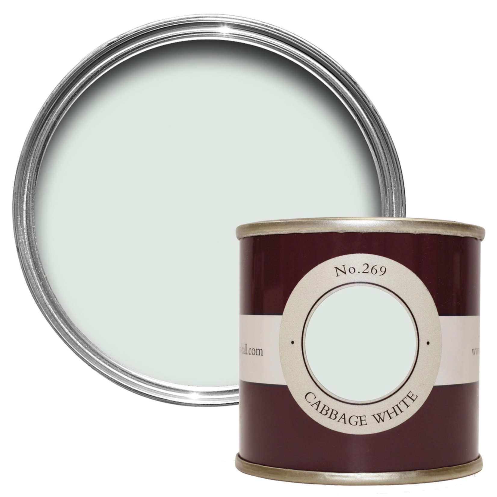 Farrow and Ball 100ml Sample Pot Cabbage White No. 269