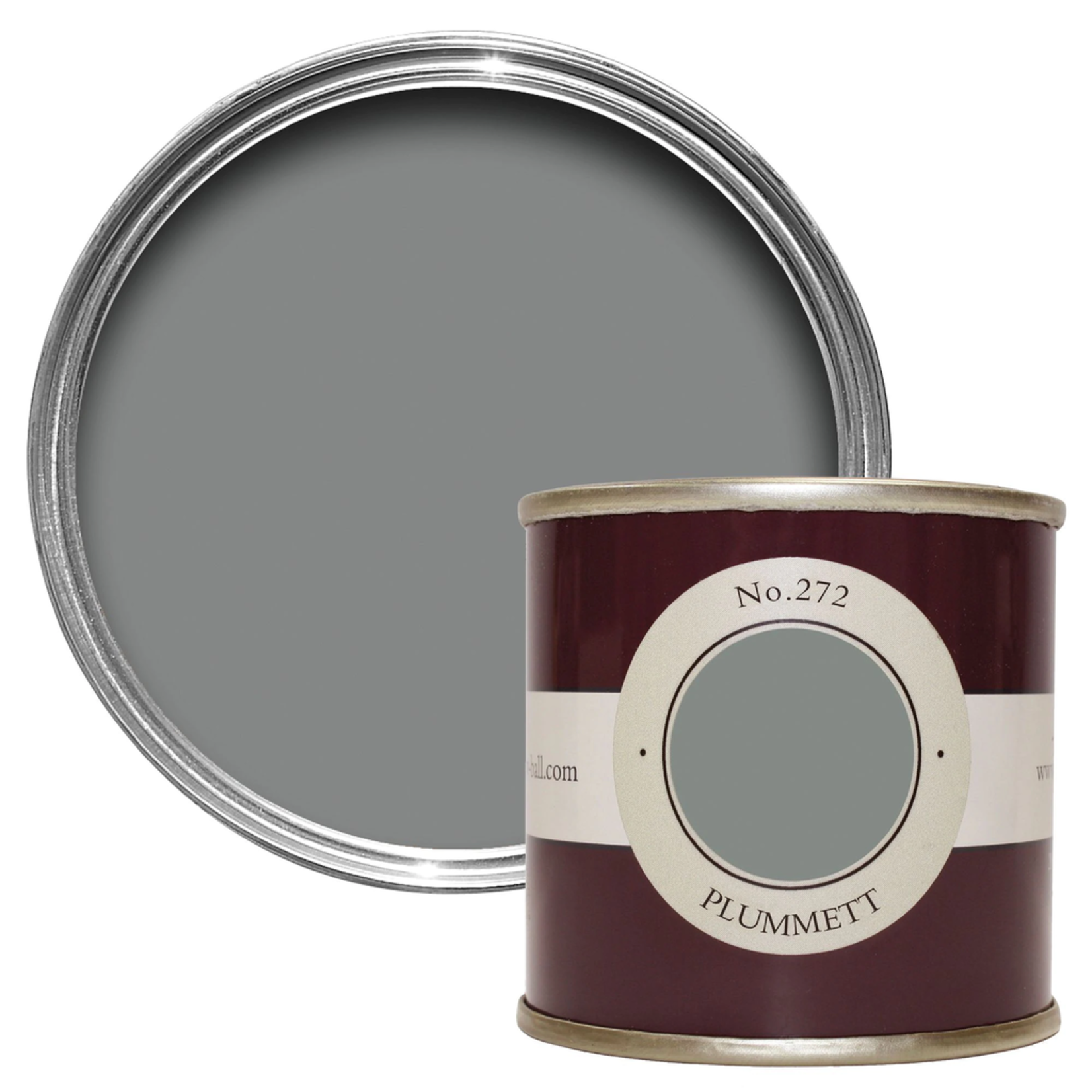 Farrow and Ball 100ml Sample Pot Plummett No. 272