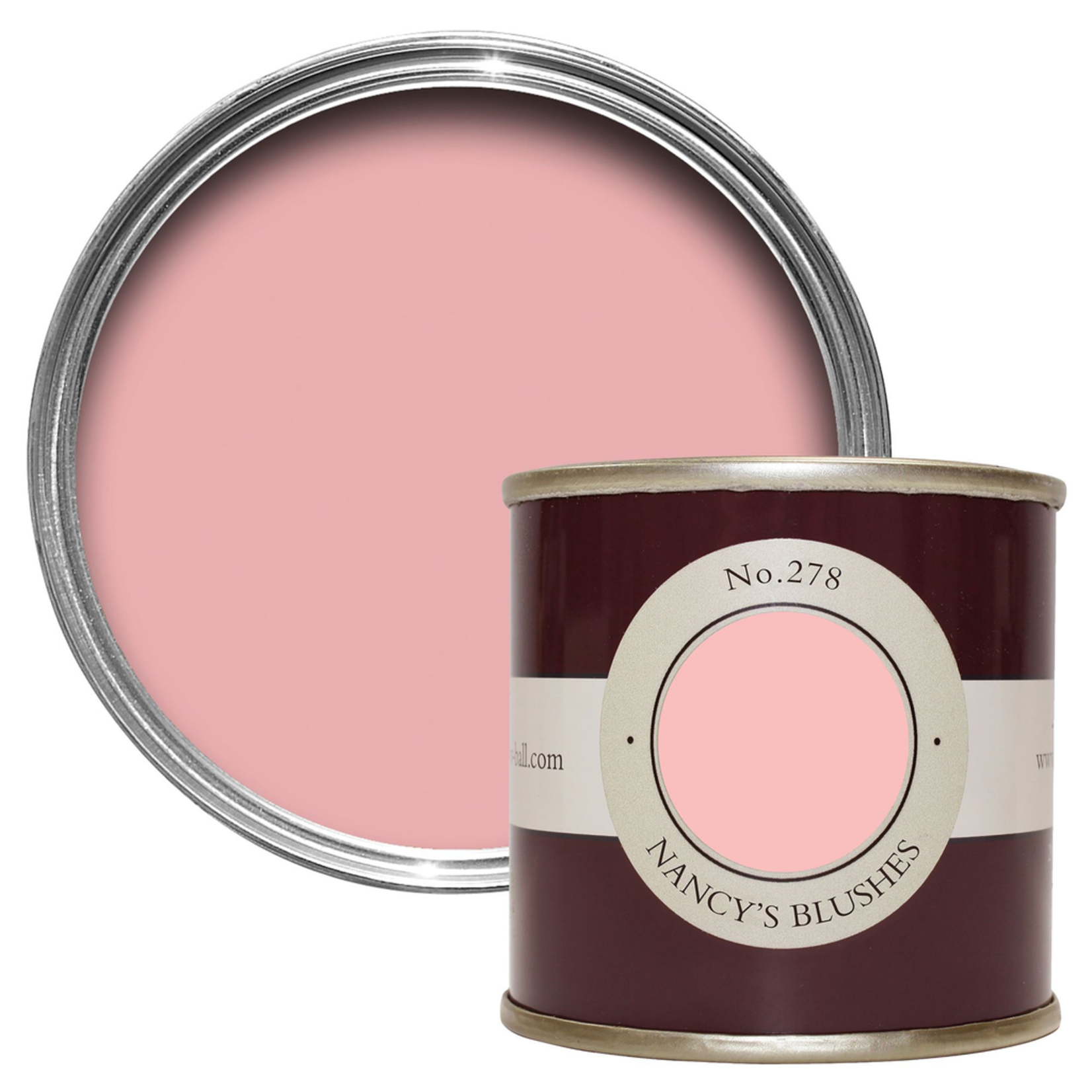 Farrow and Ball 100ml Sample Pot Nancy's Blushes No 278