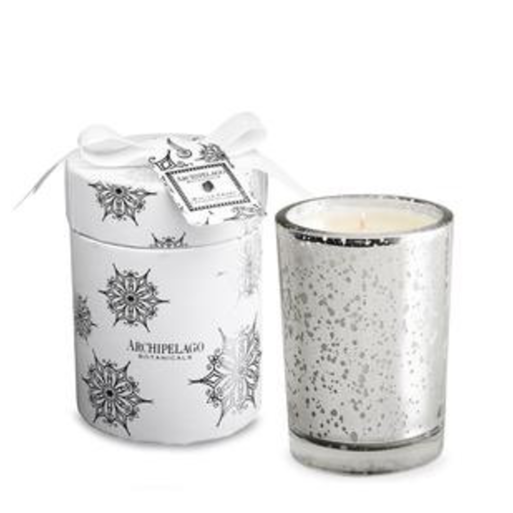 Archipelago Christmas Winter Frost Round Box Candle