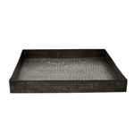 Luna Hammered Tray L Square