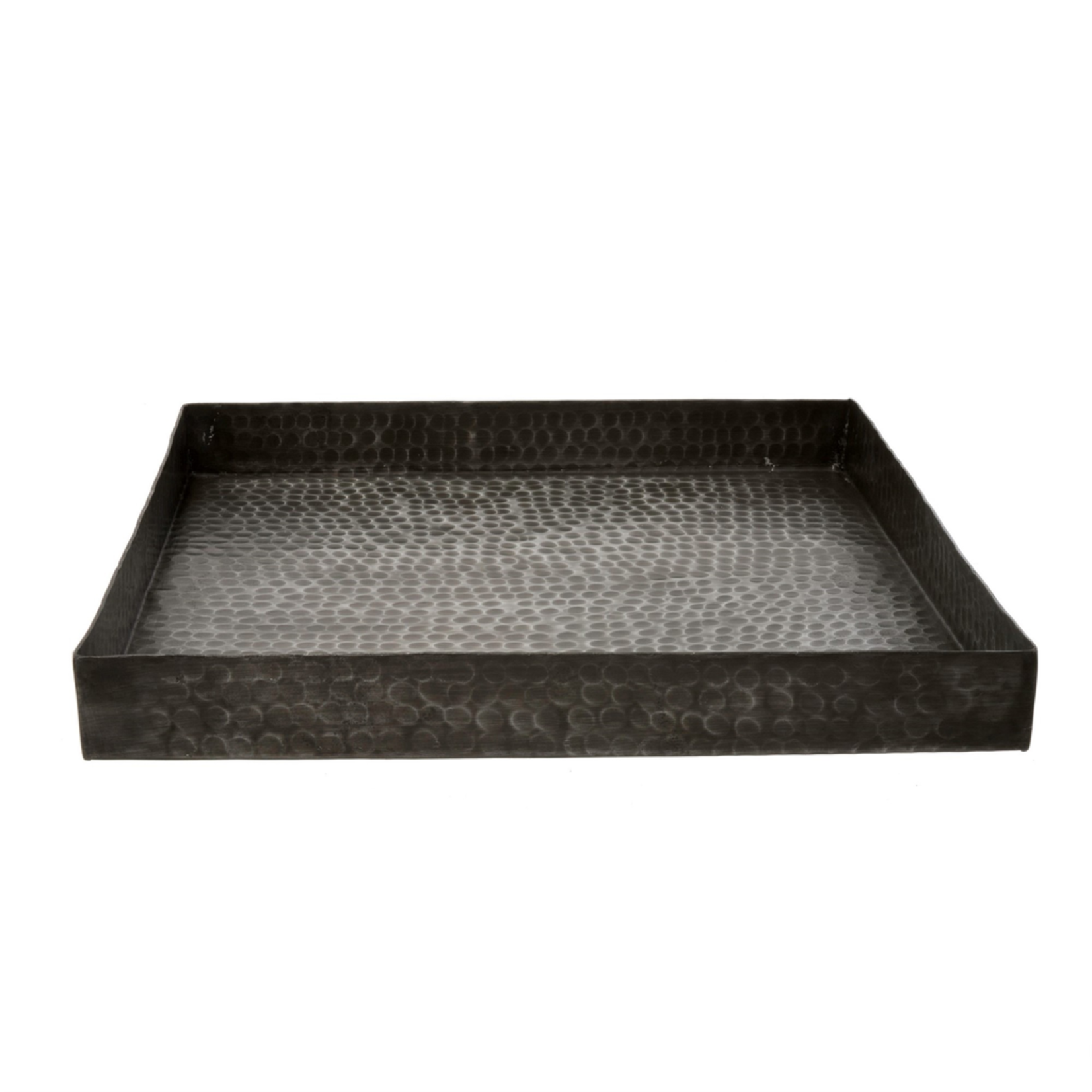 Luna Hammered Tray L Square