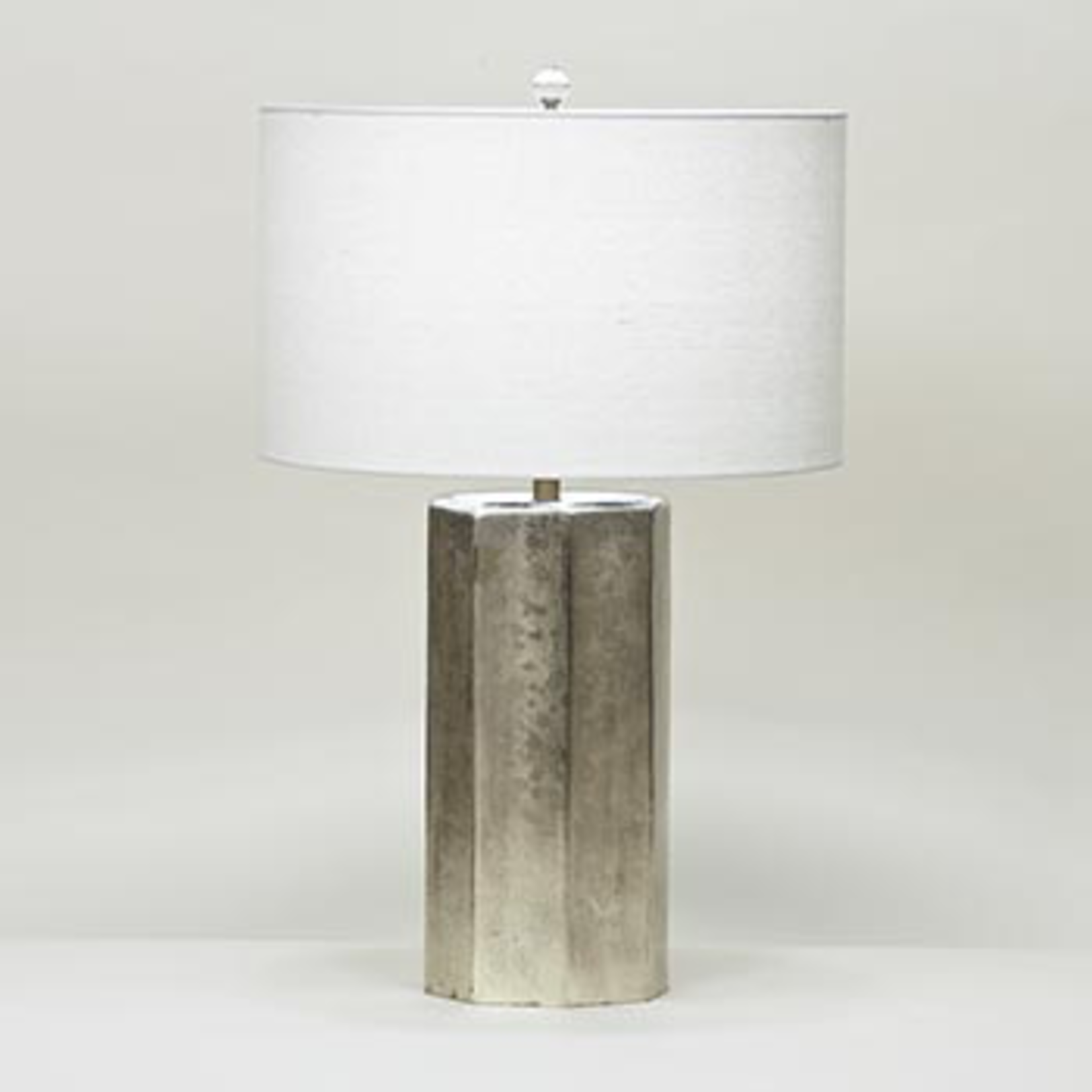 Flow Decor Edwards Table Lamp - Off White Linen Shade