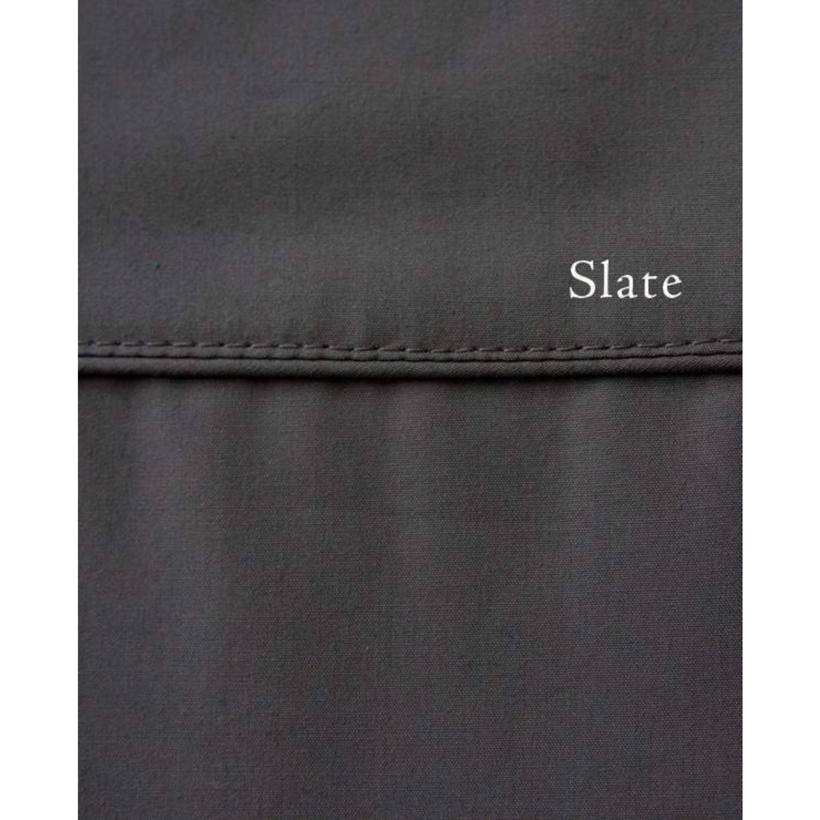 Cuddle Down Percale Deluxe Sheet, King Flat, #92 Slate