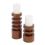 Bonavista Mali Wooden Candle Holder Small