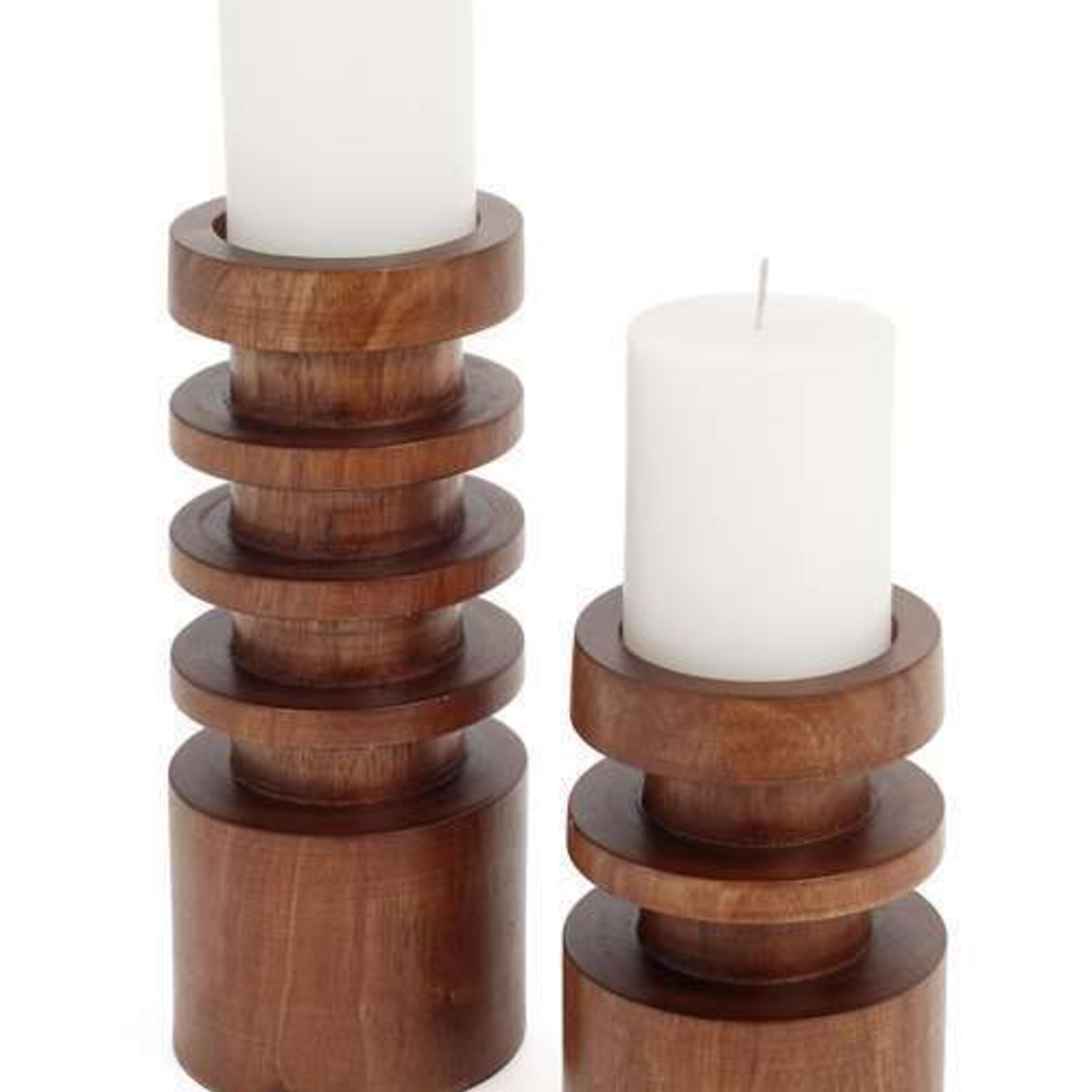 Bonavista Mali Wooden Candle Holder Large