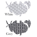 Cuddle Down Charlotte white throw