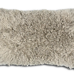 Alamode Khulan Taupe  Lumbart Cushion 12 x 24  Slight Discoloration 50% Discount
