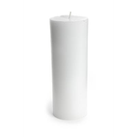 Pine Center Everyday Pillar Candle White-L
