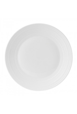 Wedgewood White Bone China Swirl Dinner Plate