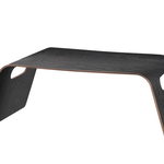 Kento Curved Wooden Breakfast Tray Black