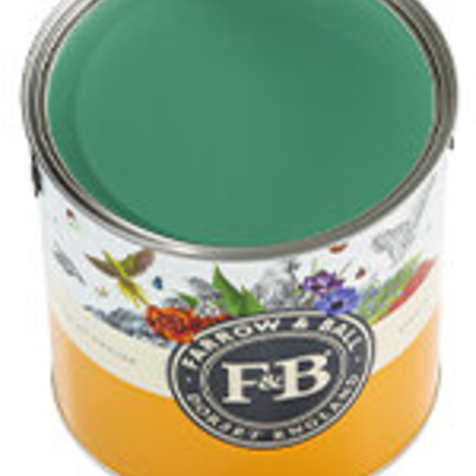Farrow and Ball Gallon Modern Emulsion Verdigris Green No.W50