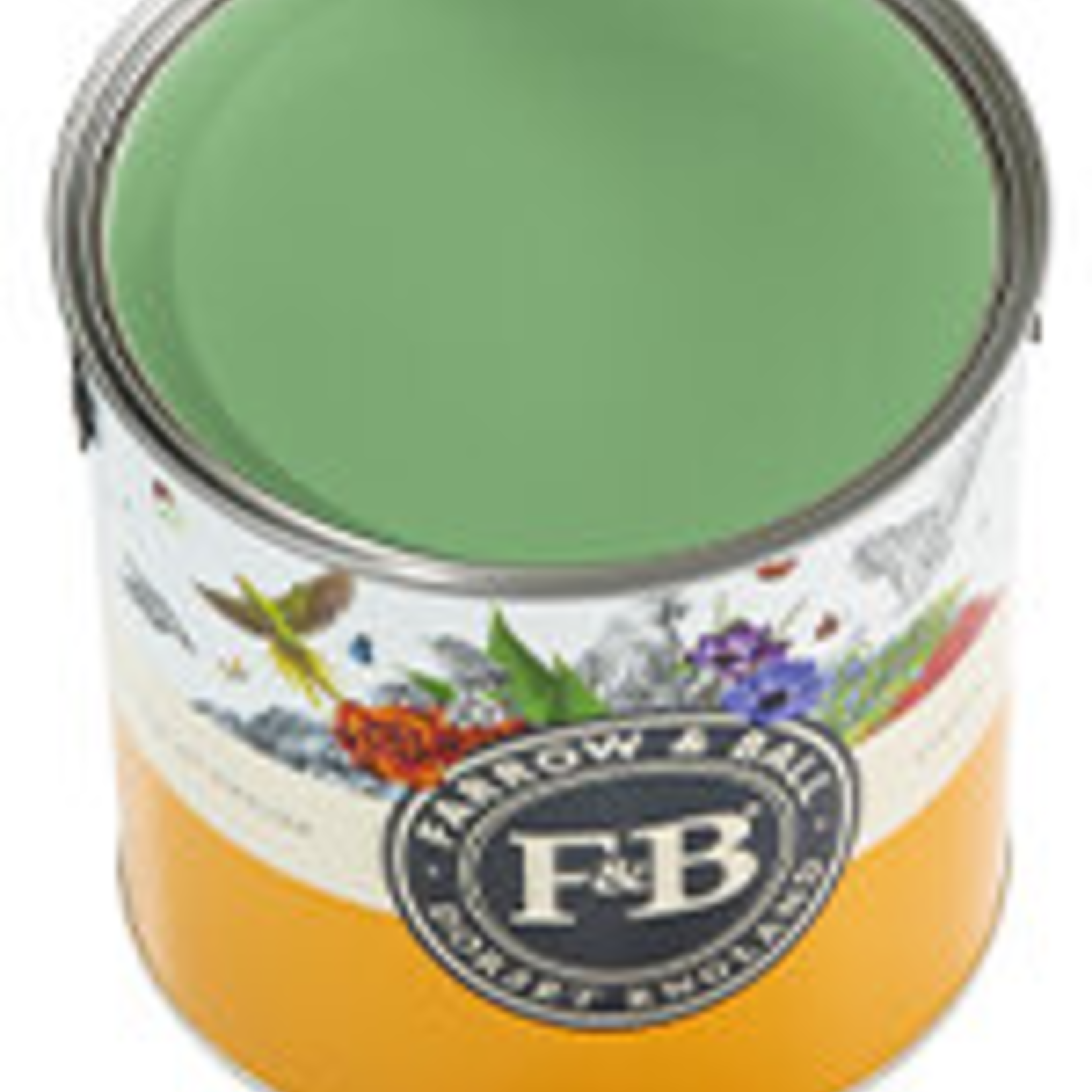 Farrow and Ball Gallon Modern Emulsion Emerald Green No.W53