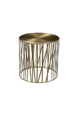 Dovetail Dovetail - Murray Side Table Brass (22”x22”)
