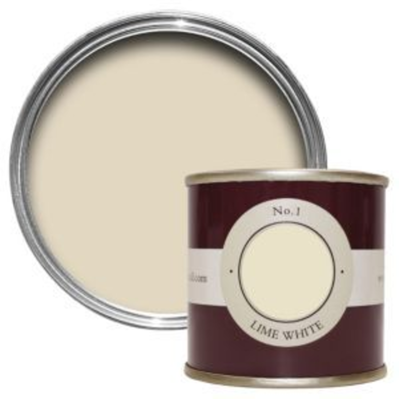 Farrow and Ball 100ml Sample Pot Lime White No. 1