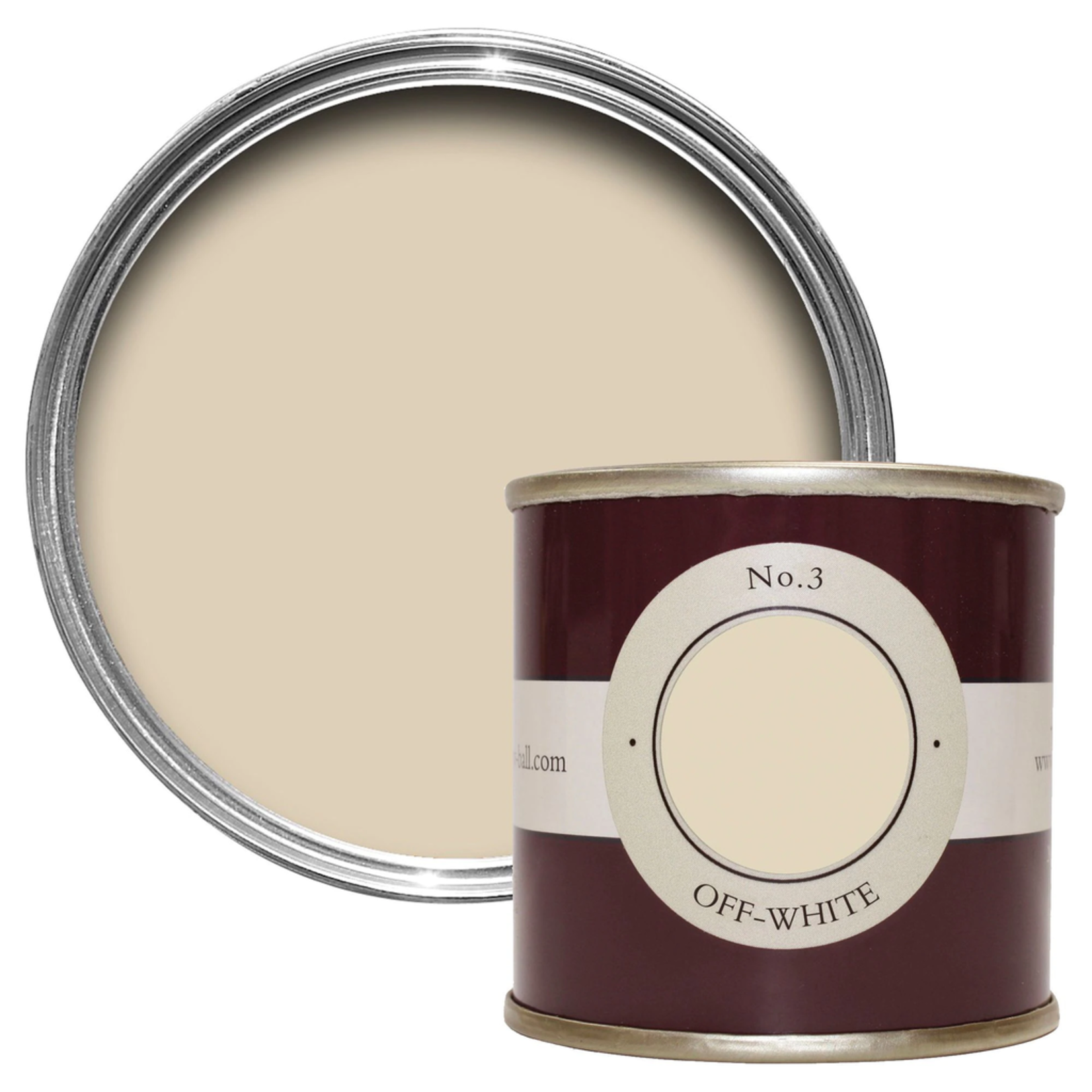 Farrow and Ball 100ml Sample Pot Off White No. 3