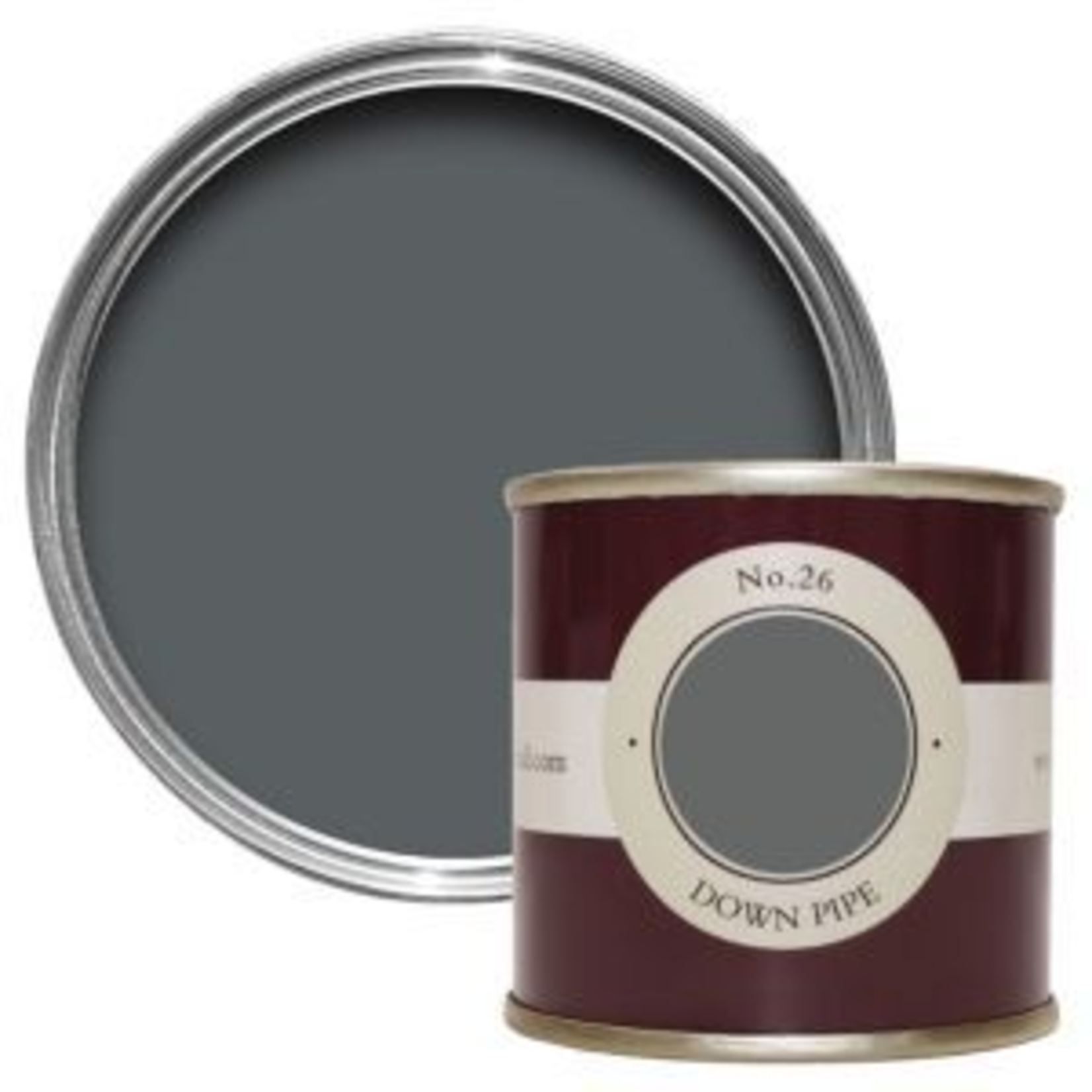 Farrow and Ball 100ml Sample Pot Down Pipe No. 26