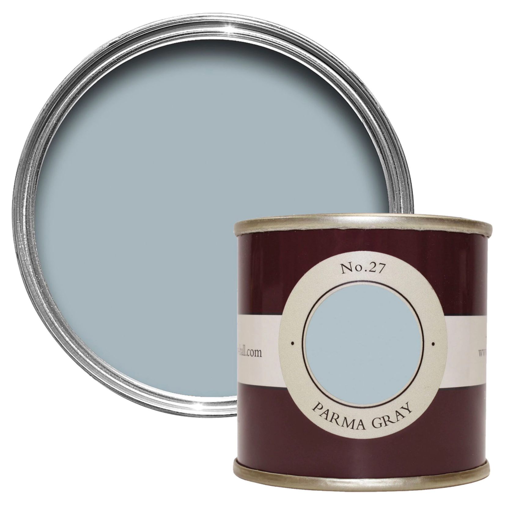 Farrow and Ball 100ml Sample Pot Parma Gray No. 27