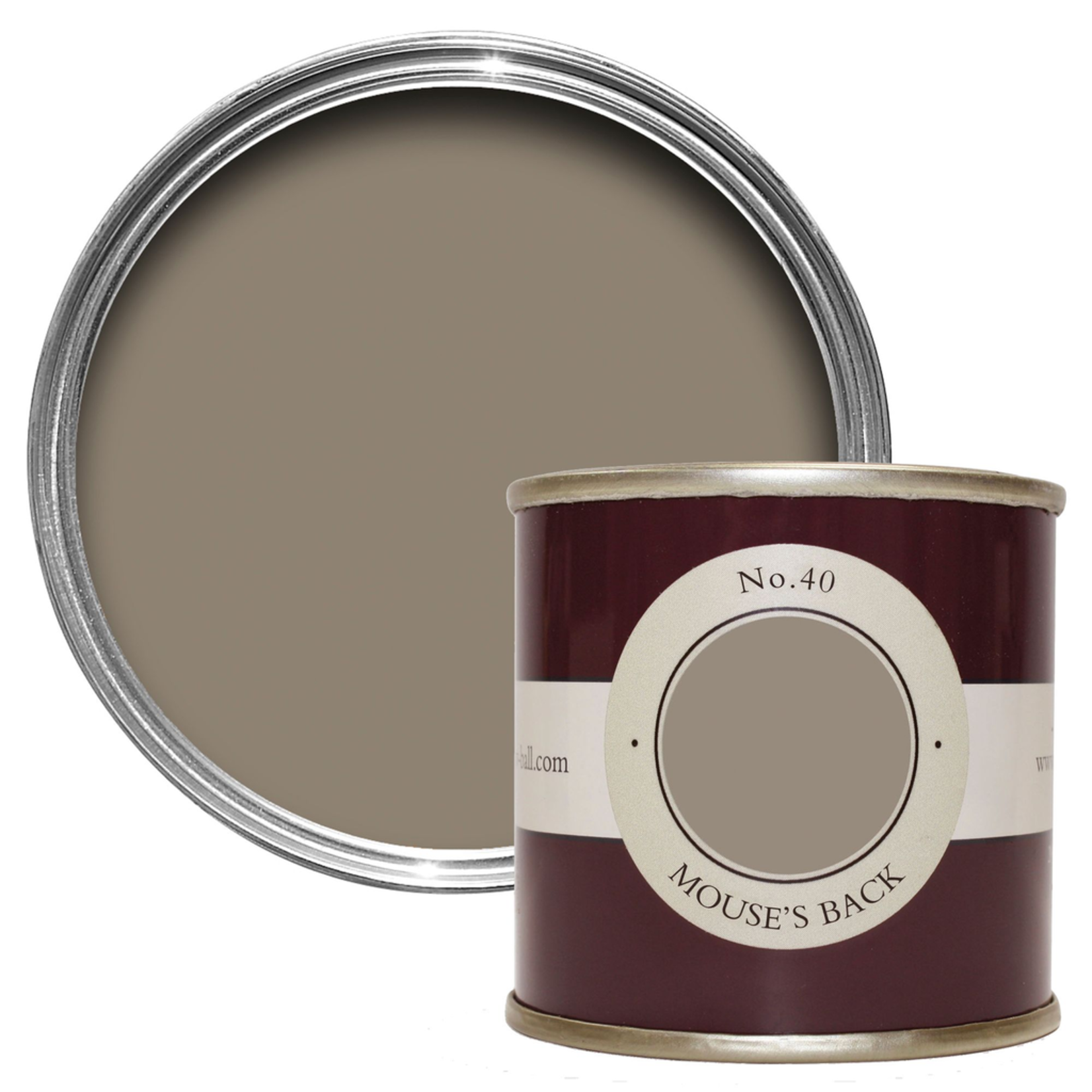 Farrow and Ball 100ml Sample Pot Mouse's Back No. 40