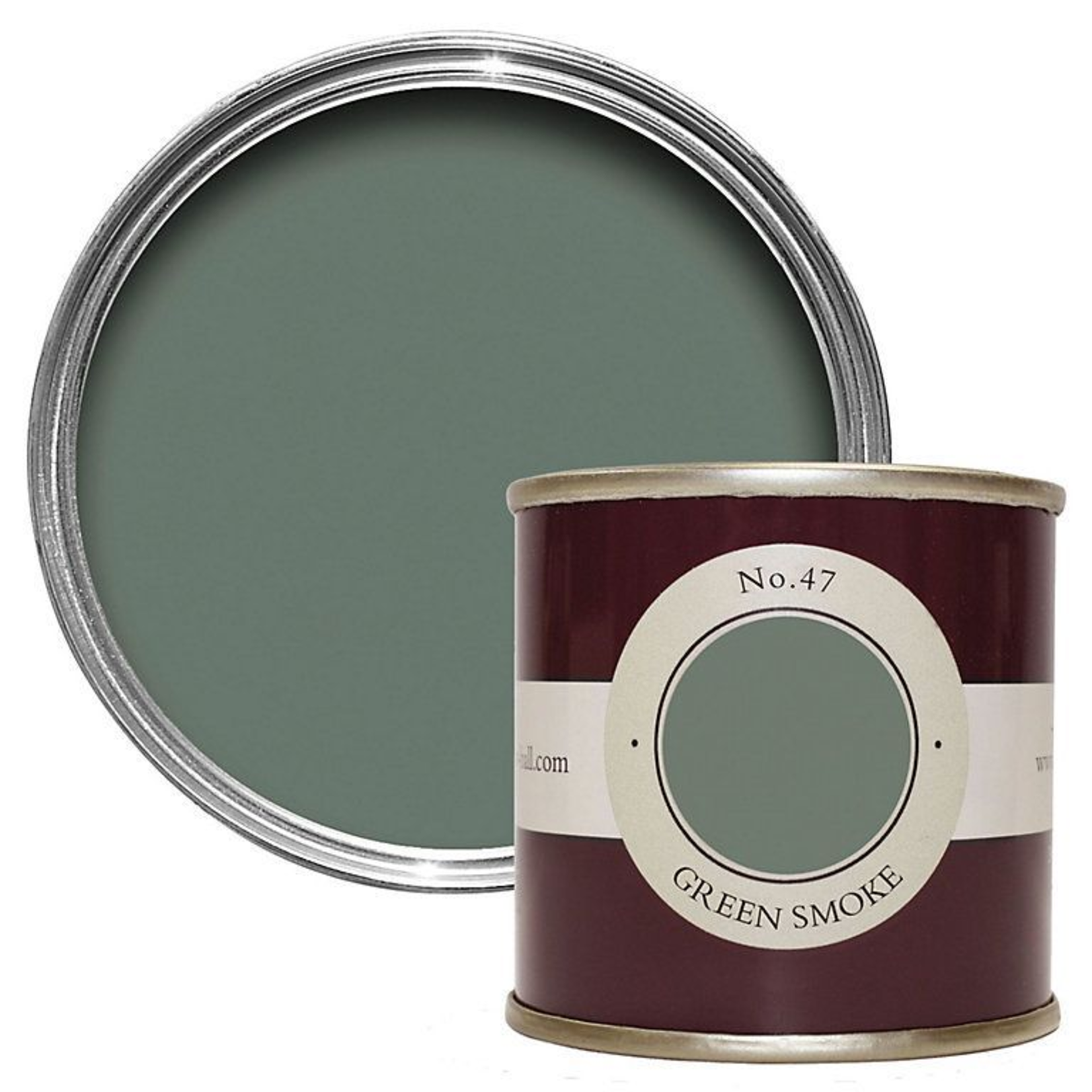 Farrow and Ball 100ml Sample Pot Green Smoke No. 47