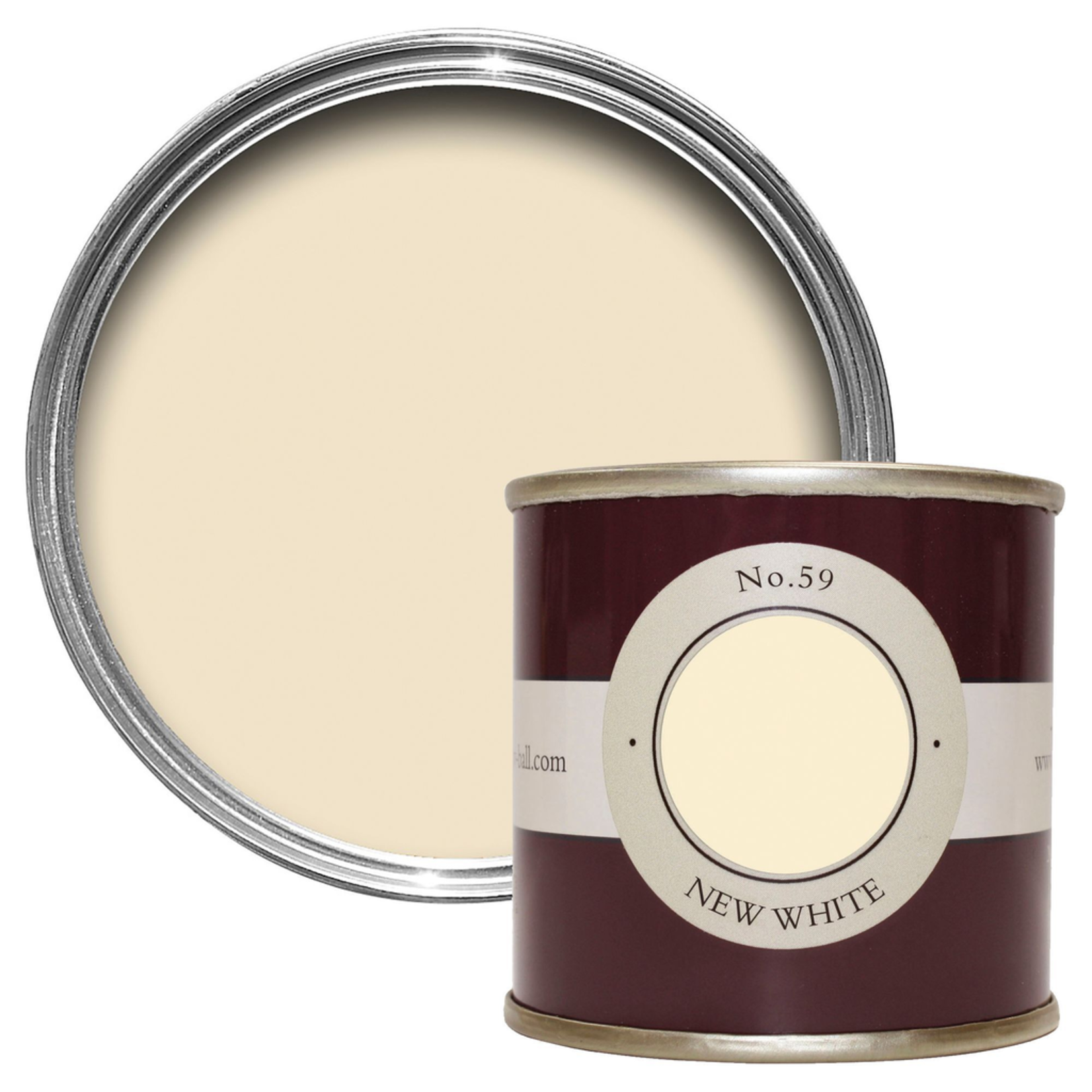 Farrow and Ball 100ml Sample Pot New White No. 59