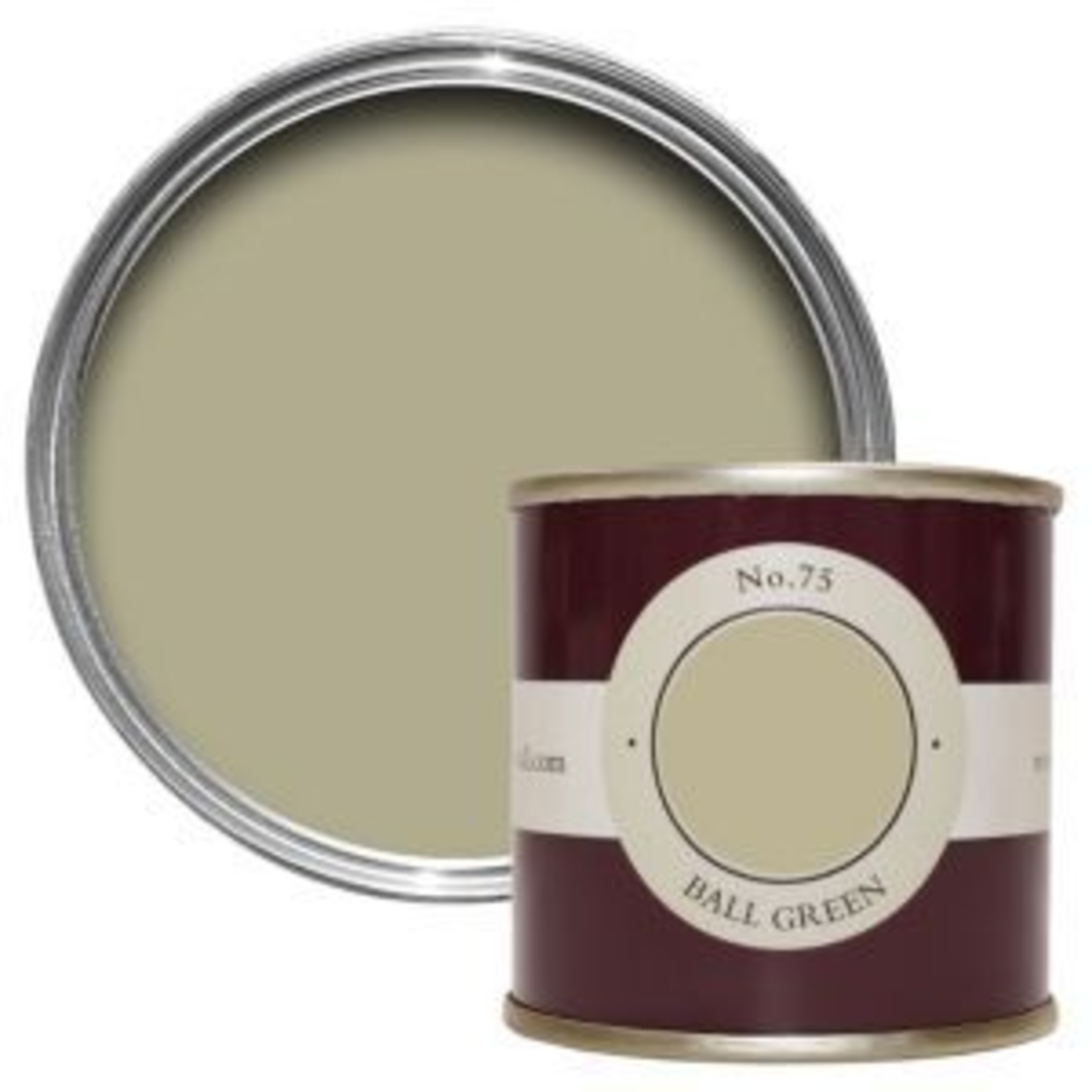 Farrow and Ball 100ml Sample Pot Ball Green No. 75