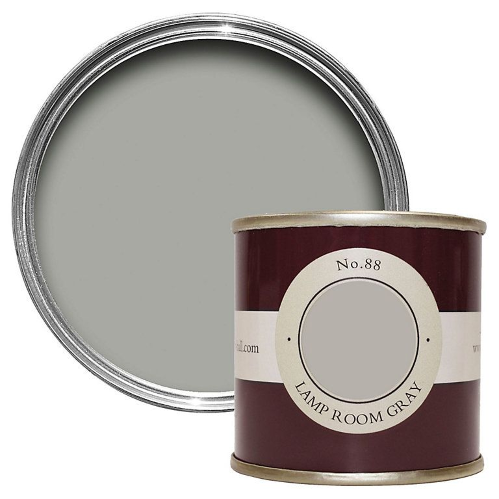 Farrow and Ball 100ml Sample Pot Lamp Room Gray No. 88