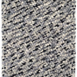 Dash & Albert Seurat Grey Wool Woven Rug 3X5