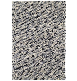 Dash & Albert Seurat Grey Wool Woven Rug 3X5